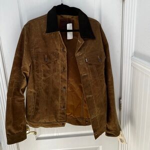 FILSON X LEVIS WAX TRUCKER JACKET